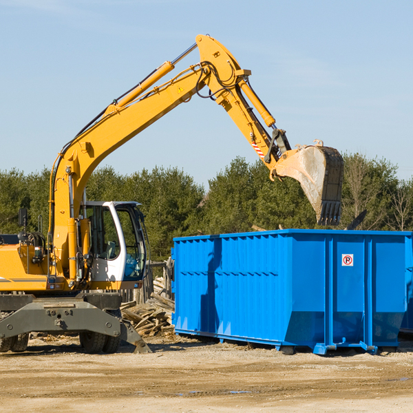 can i choose the location where the residential dumpster will be placed in Alton